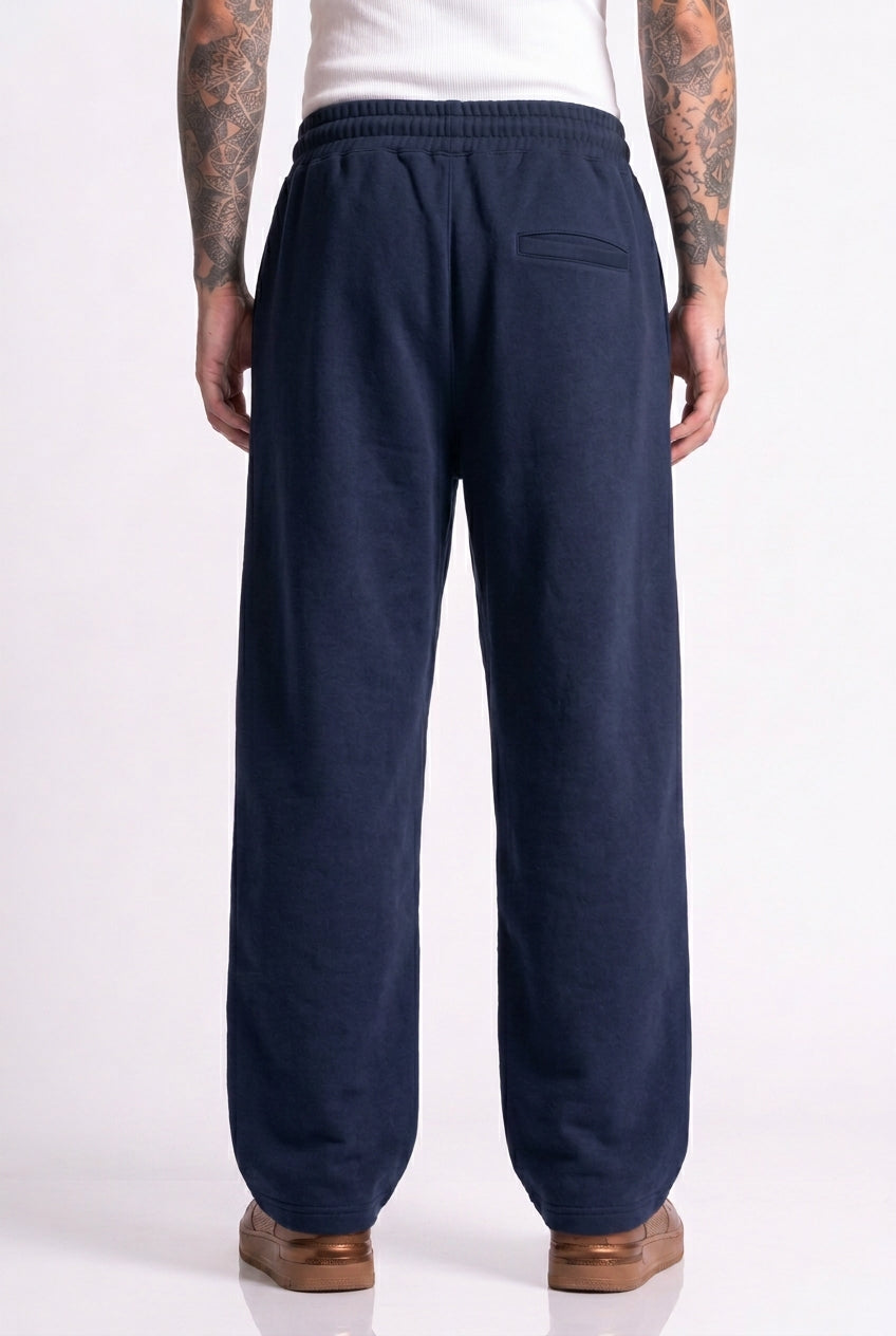Cool Bee Joggers Navy Blue for Men - Navy Blue Joggers Casual Streetwear India - Back View