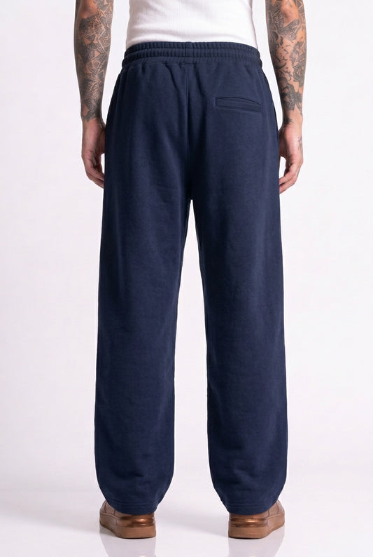 Cool Bee Joggers Navy Blue for Men - Navy Blue Joggers Casual Streetwear India - Back View