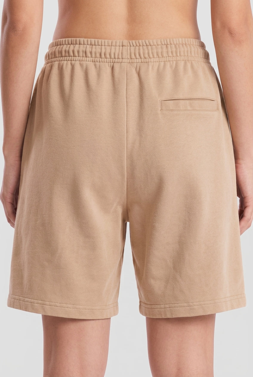Cool Bee Regular Fit Shorts Beige for Women - Beige Regular Fit Casual Shorts India - Lifestyle View