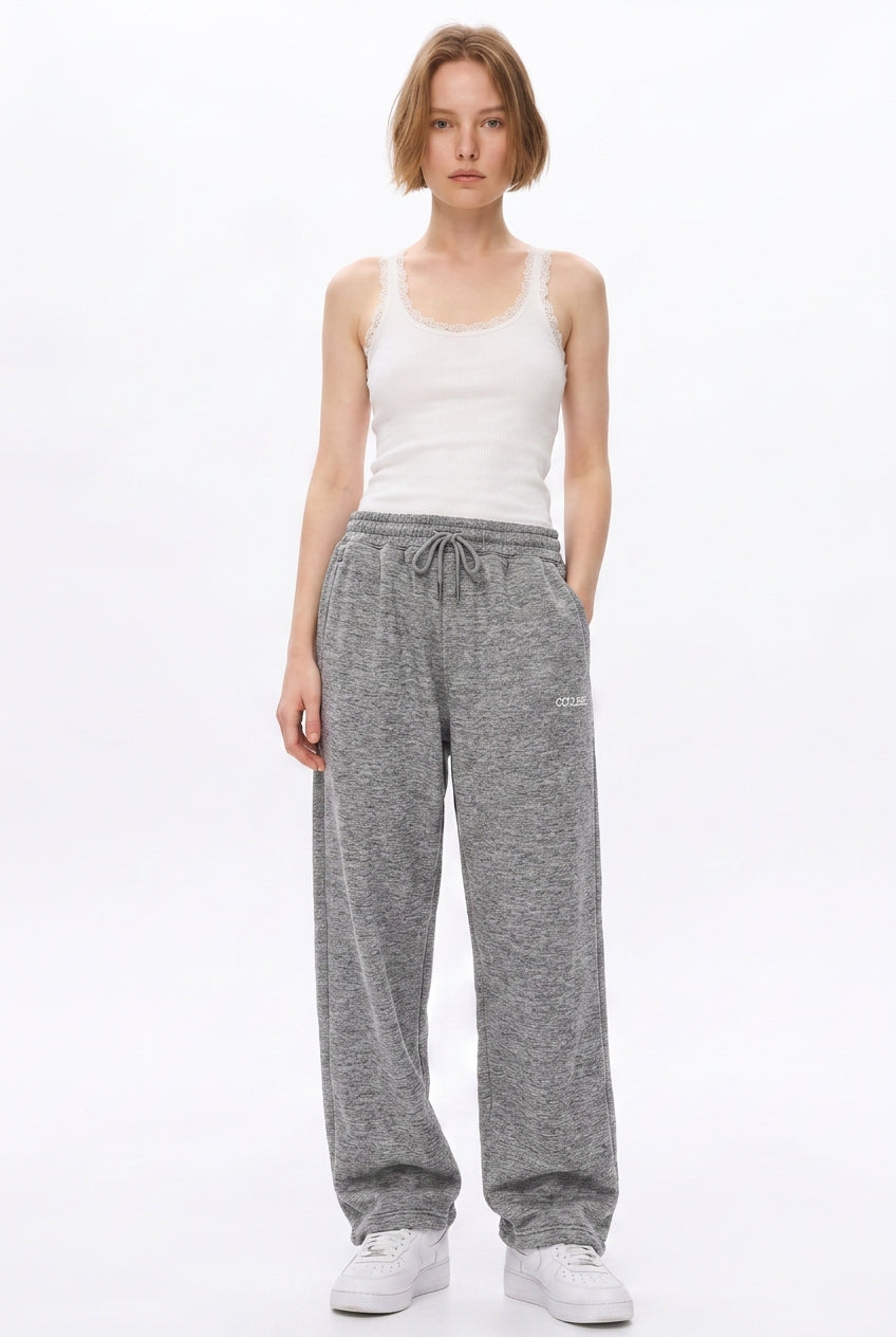 Cool Bee Joggers Gray Milange for Women - Joggers Casual Streetwear India - Lifestyle View