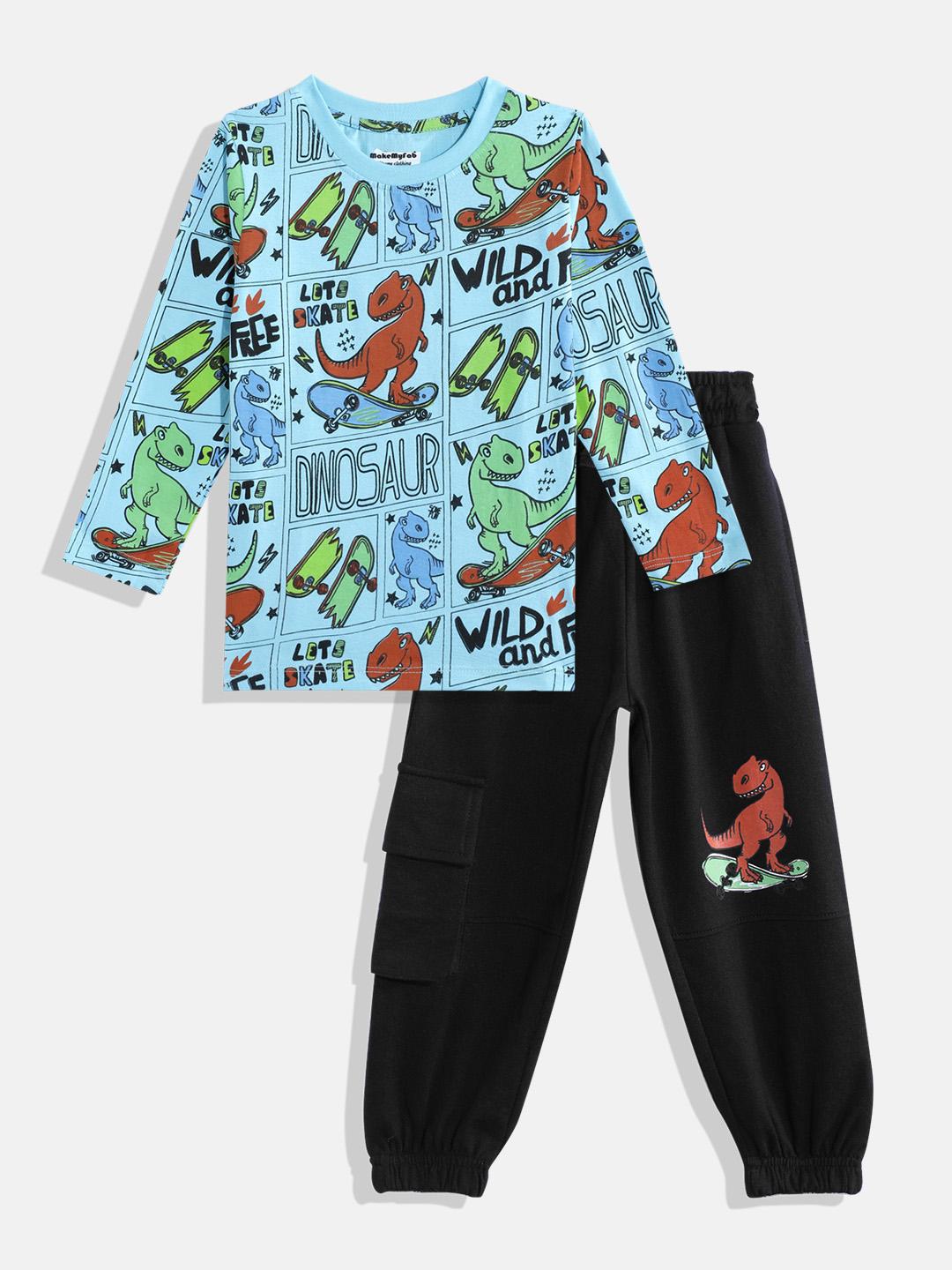 Coolbee Store Kids Boys Clothing Set - Aqua (KBAW25ST3) – back view