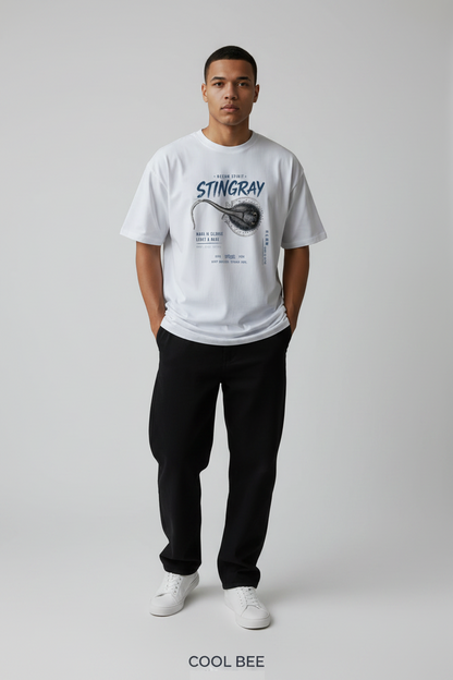 Stingray Tee White