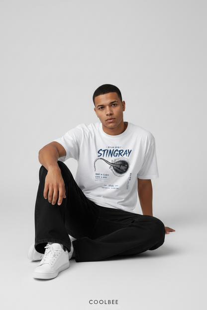 Stingray Tee White