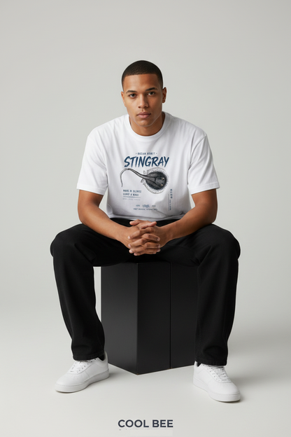 Stingray Tee White