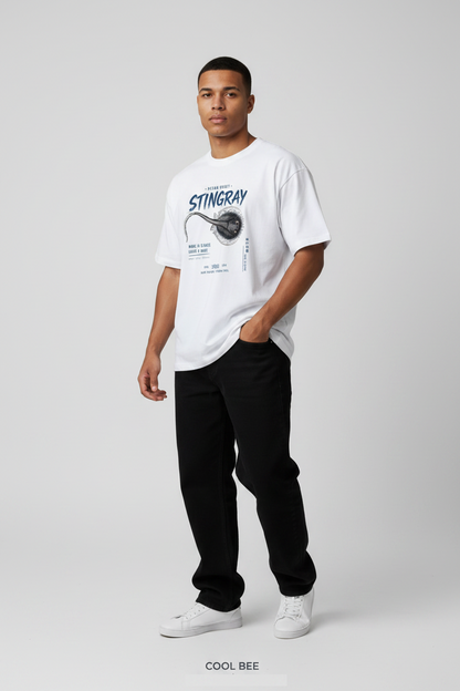 Stingray Tee White