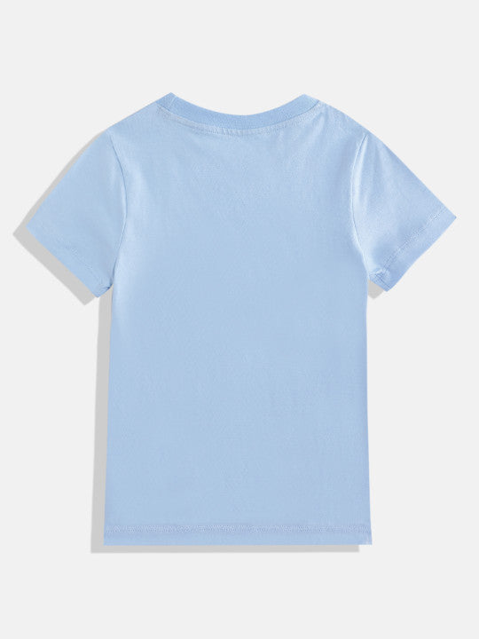 Coolbee Store Kids Boys Clothing Set - Sky Blue (KBSS25CS488) – close-up fabric detail