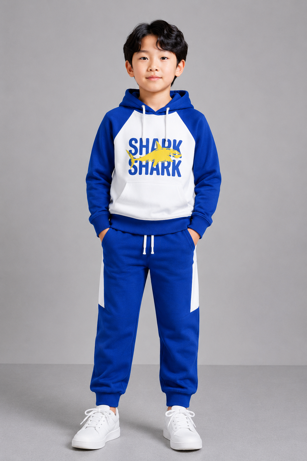 Coolbee Store Kids Boys Clothing Set - Royal Blue (KBAW25ST21) – front view