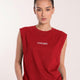 Women Tank Tees Red