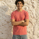 Essential Cotton Crew Neck T-Shirt Red