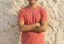 Essential Cotton Crew Neck T-Shirt Red