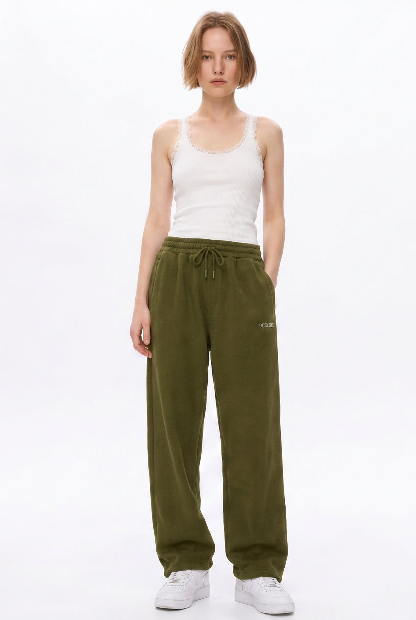 Cool Bee Joggers Olive Green for Women - Joggers Casual Streetwear India - Lifestyle View