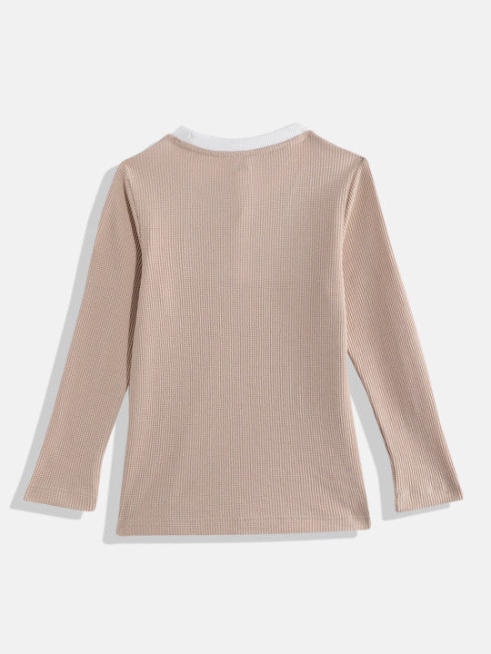 Coolbee Store Kids Boys T-Shirt - Beige (KBAW25TR20) – additional view
