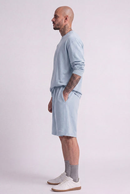 Cool Bee Regular Fit Shorts Sky Blue for Men - Shorts Summer Casual India - Lifestyle View