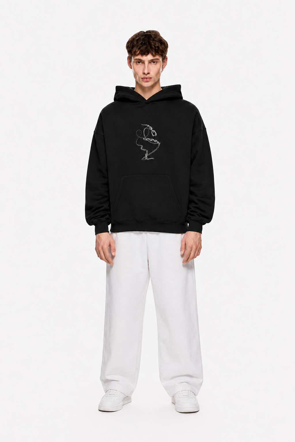 Chain Theory Hoodie Black