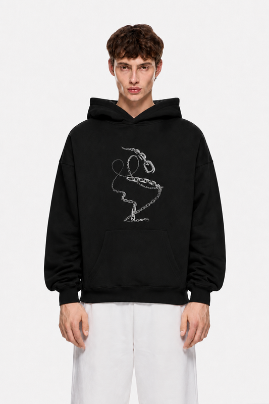 Chain Theory Hoodie Black