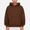 Solid Hoodie Brown