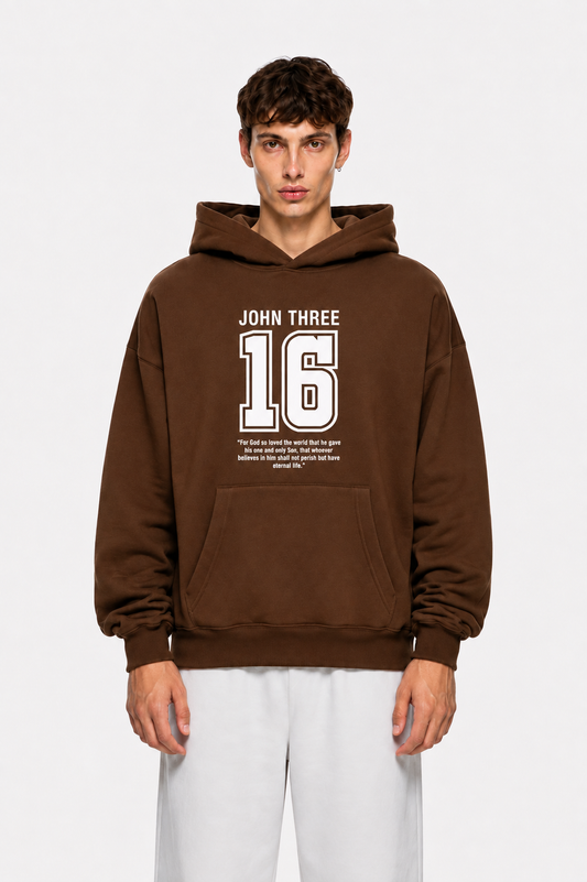 Jhon Three Hoodie Brown