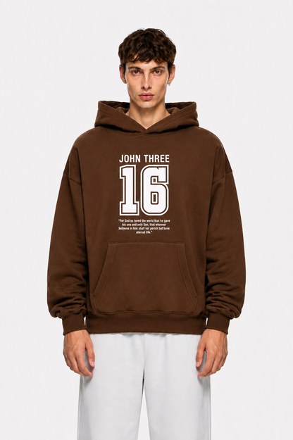 Jhon Three Hoodie Brown