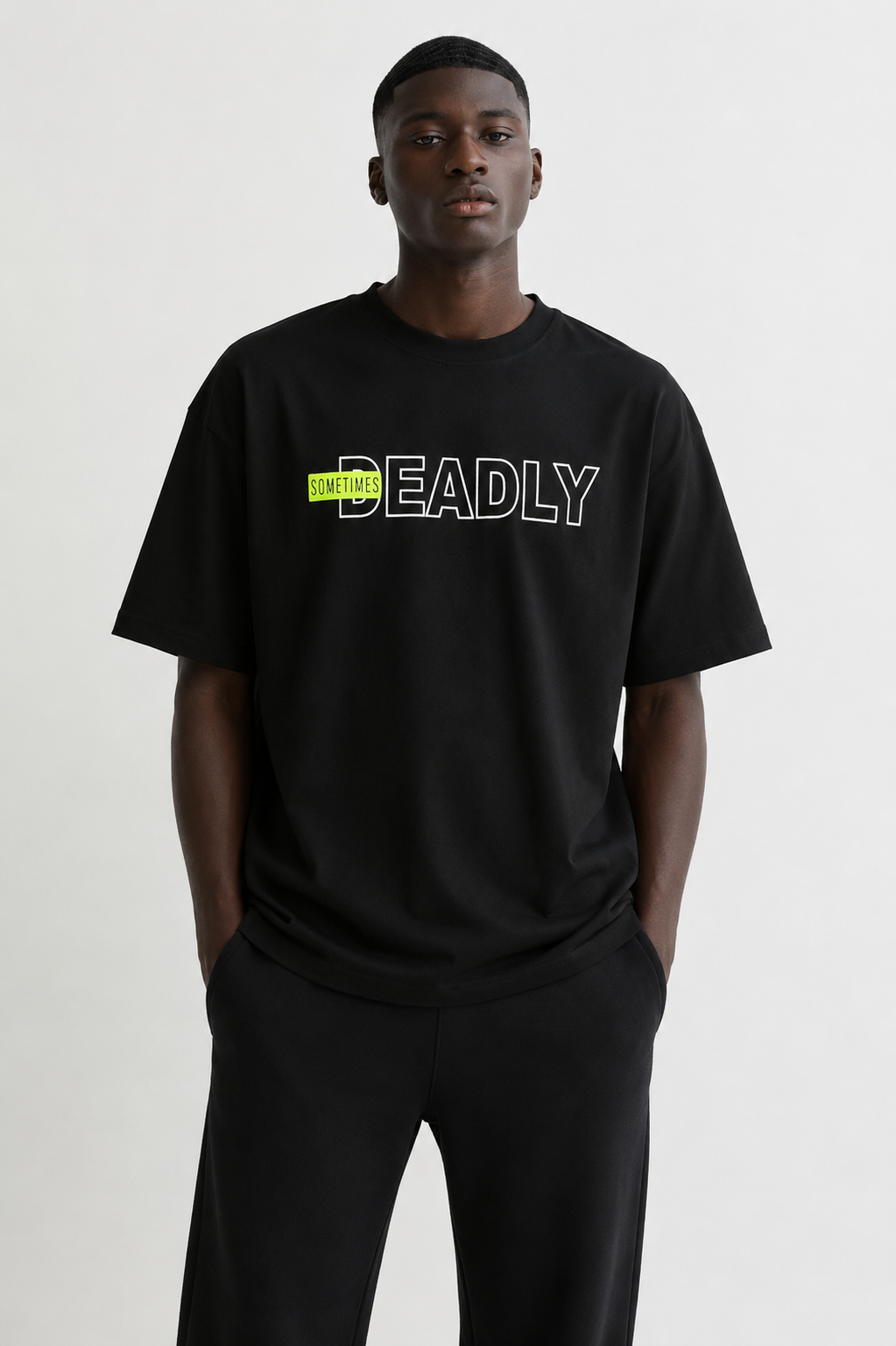 Midnight Deadly Graphic Tee Black