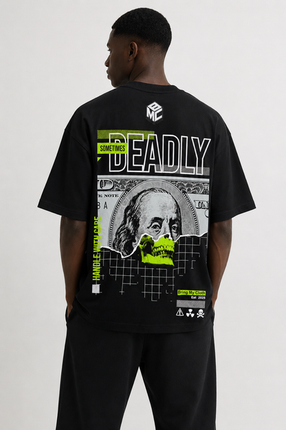 Midnight Deadly Graphic Tee Black