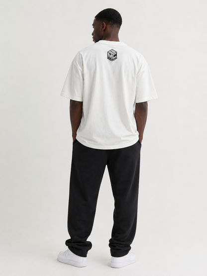 Realistic Graphic Tee White