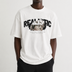 Realistic Graphic Tee White