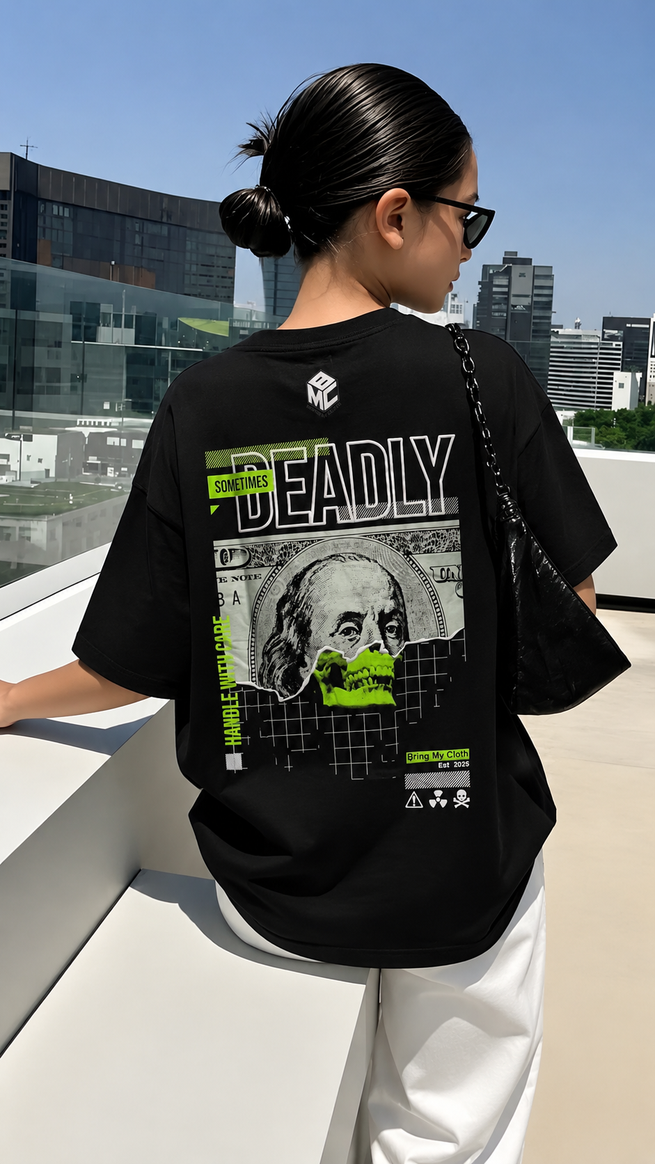 Midnight Deadly Graphic Tee Black