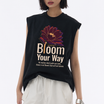 Island Breeze Tank Tees Black