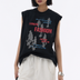 Coolbee Tropical Tank Tees Black