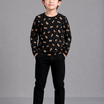 Kids Boys T-Shirt - Black (KBAW25TR8)