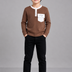 Kids Boys T-Shirt - Brown (KBAW25TR21)