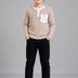 Kids Boys T-Shirt - Beige (KBAW25TR20)