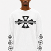 Iron Cross Waffle Tee White