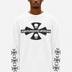 Iron Cross Waffle Tee White