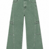 Green Wide legs Street Jeans