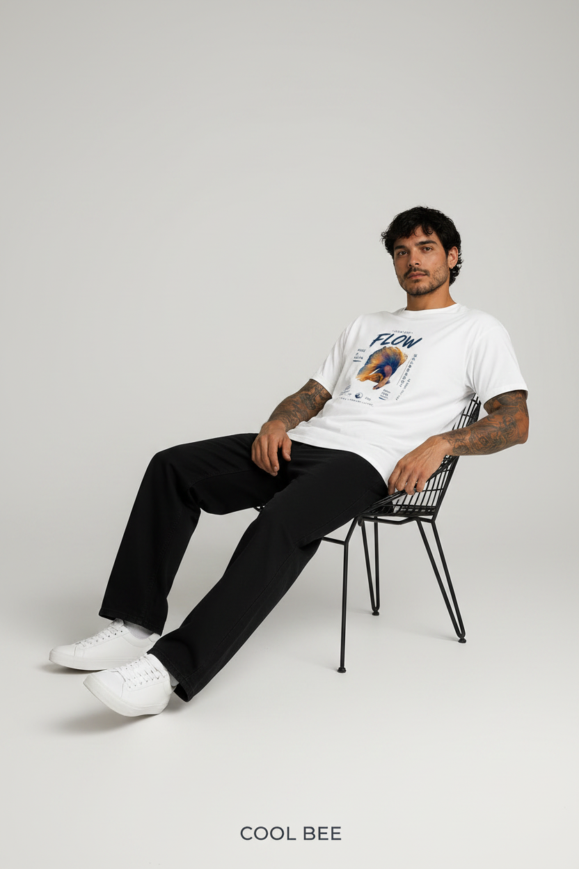 Betta Flow Tee White