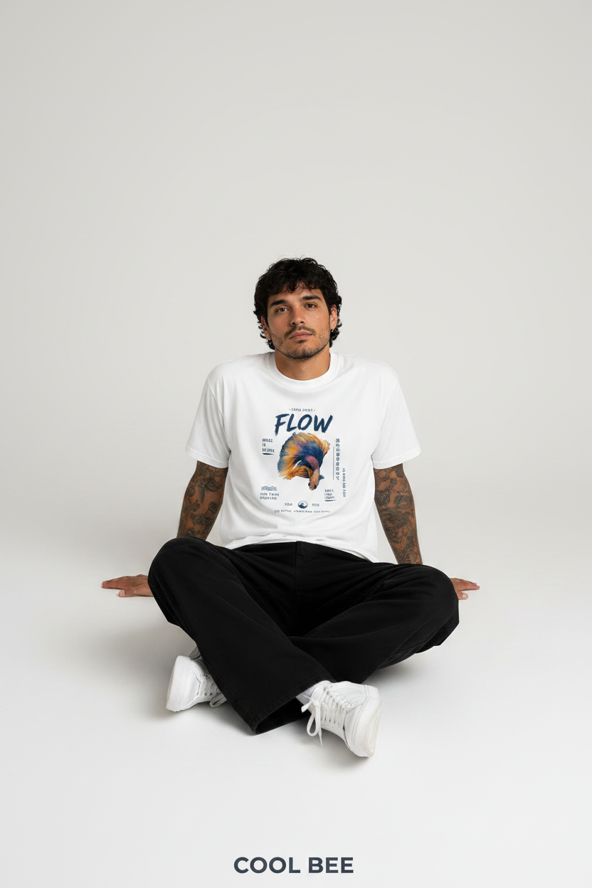 Betta Flow Tee White