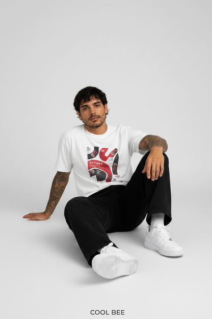 Daytona Tee White