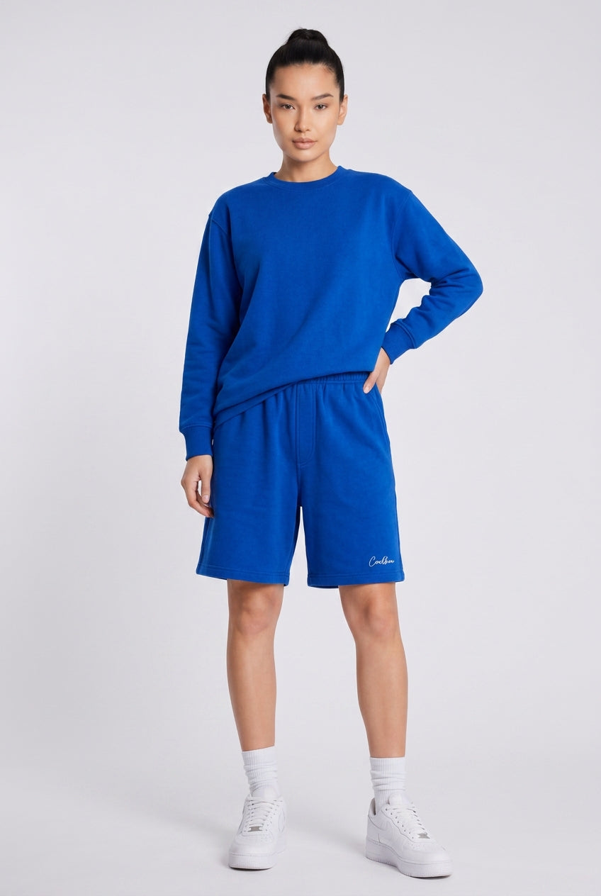 Cool Bee Regular Fit Shorts Royal Blue for Women - Blue Regular Fit Casual Shorts India - Detail View