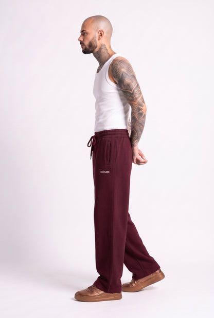 Cool Bee Joggers Maroon for Men - Maroon Joggers Casual Streetwear India - Lifestyle View