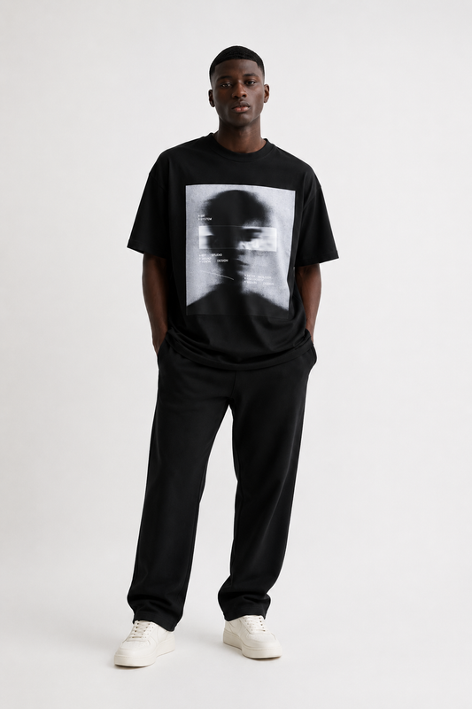 Blurred Vision Tee Black