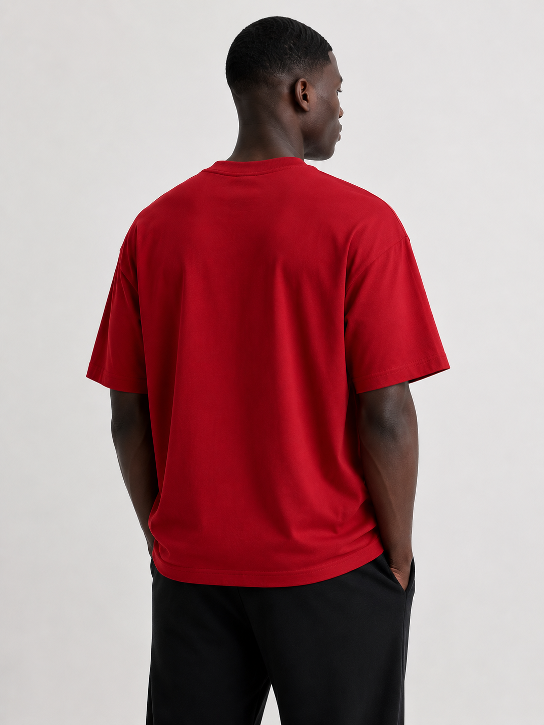 Blurred Vision Tee Red Men