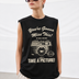 Take Picture Tank Tees Black