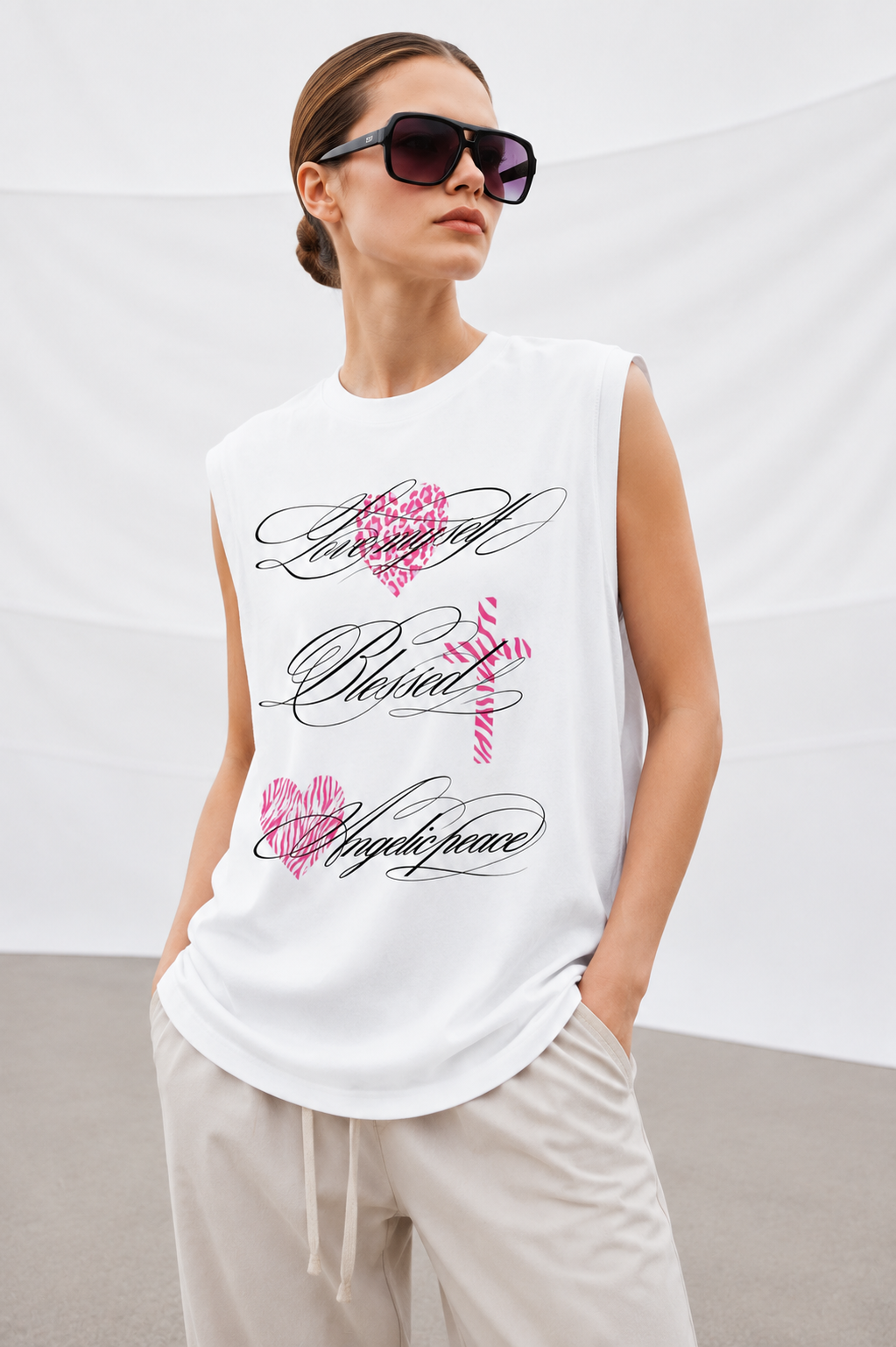 Blessed Tank Tees White