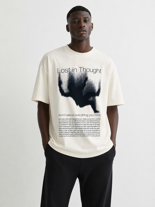 Lost in Thought Tee White