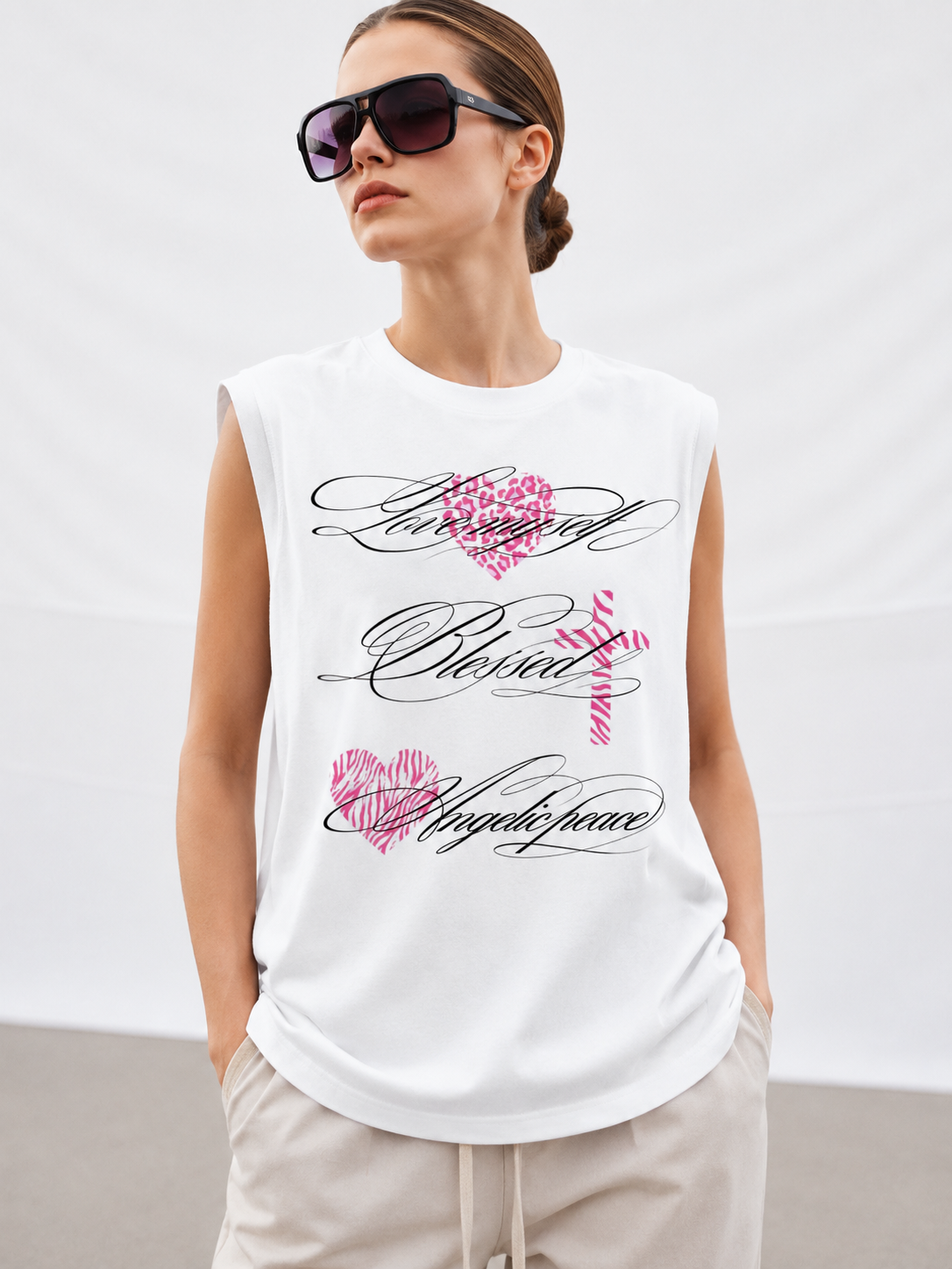 Blessed Tank Tees White