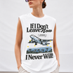 Leave Now Tank Tees White