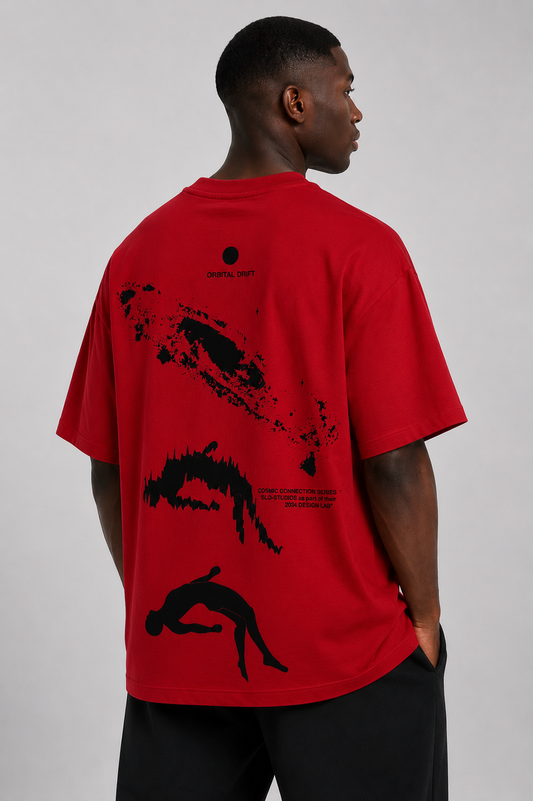 Orbital Drift Tee Red Men