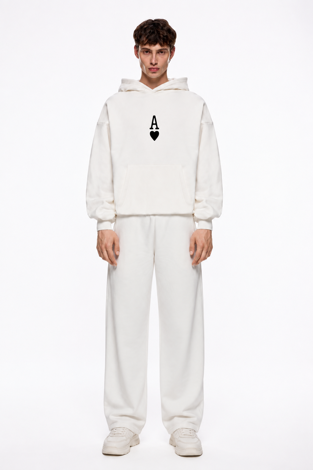 Heartline Hoodie White
