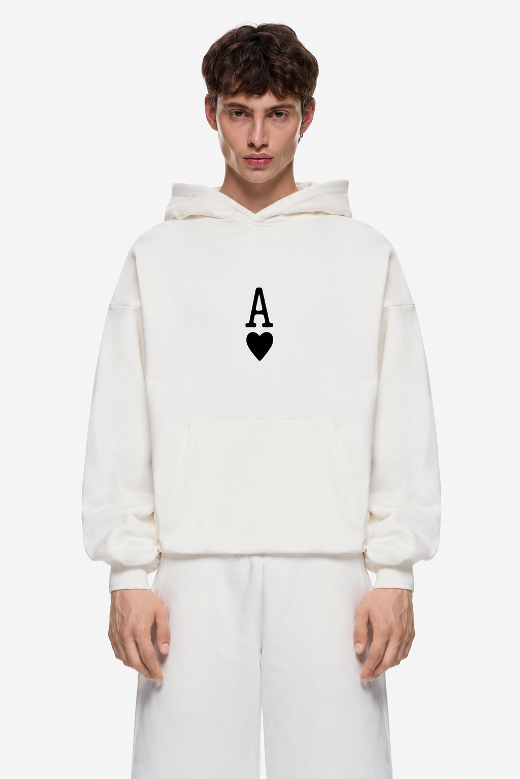Heartline Hoodie White